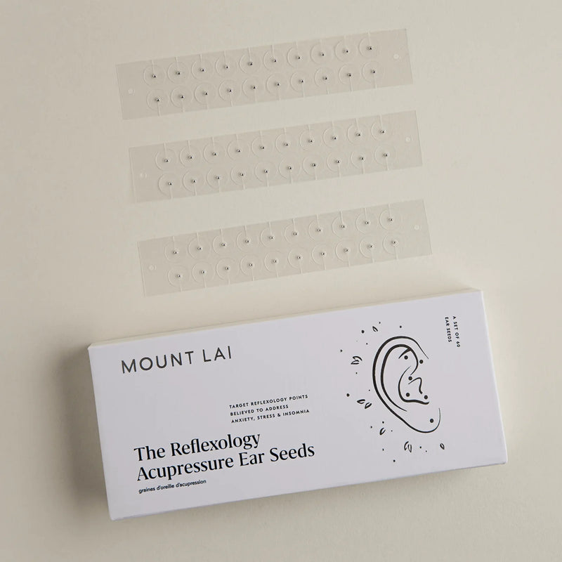 Mount Lai reflexology acupressure ear seeds set of 60 packaging
