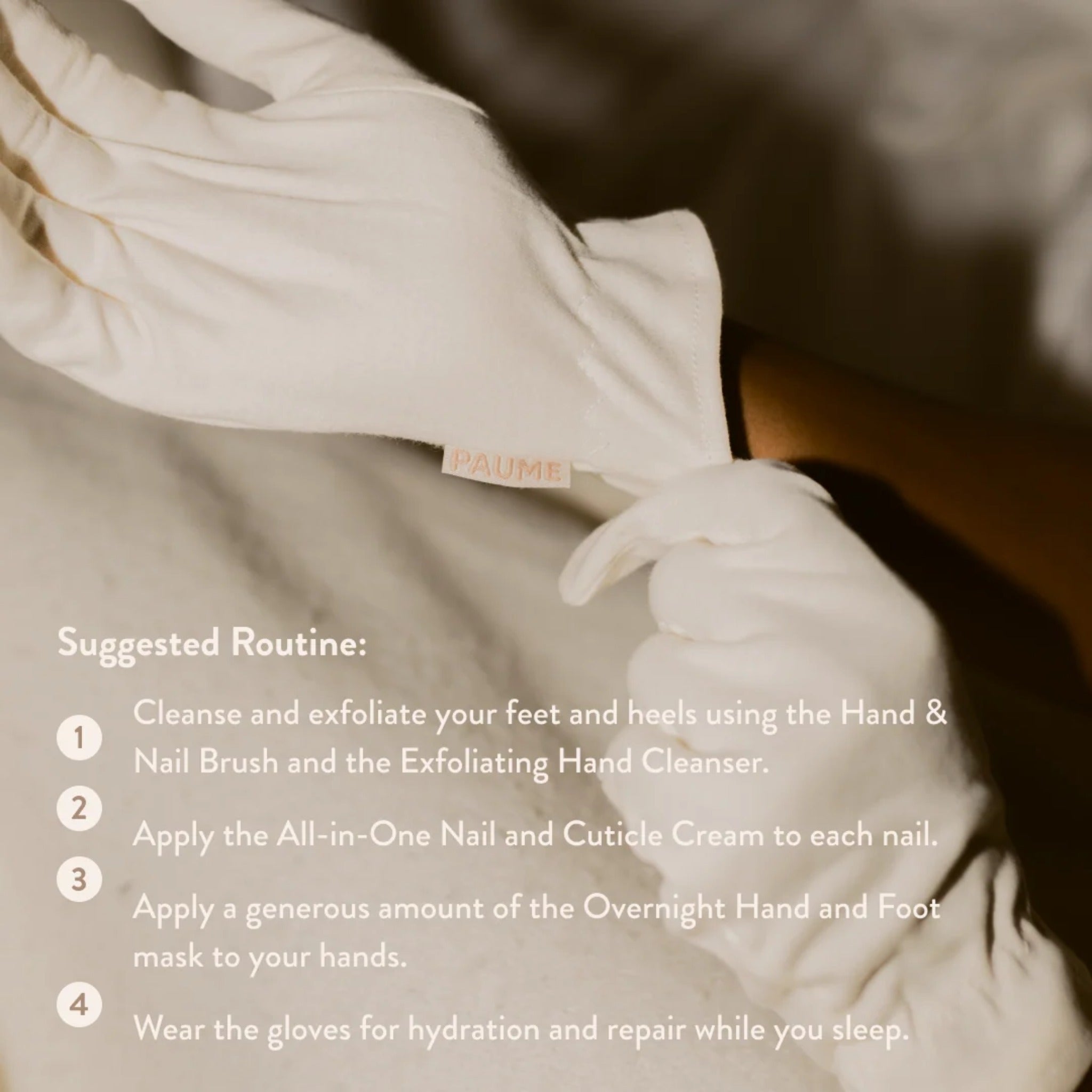 100% Cotton Overnight Hydration Gloves