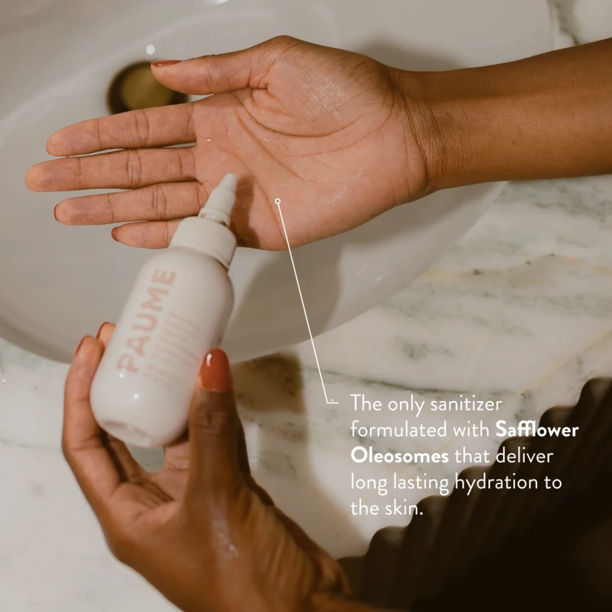 Moisturizing Antibacterial Gel Travel Bottle
