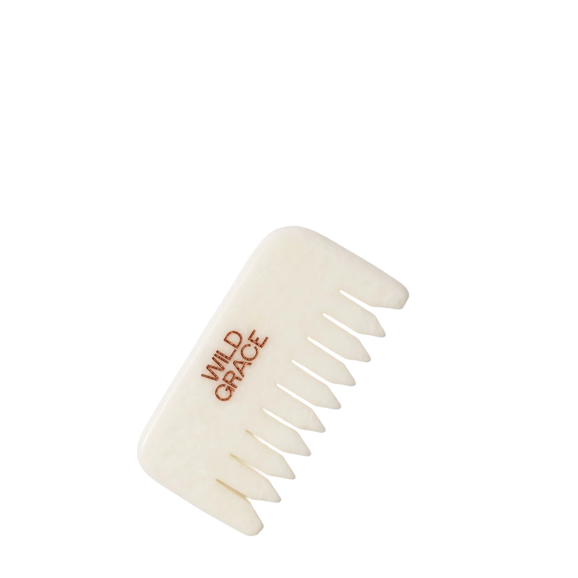 Crystal Comb - White Jade