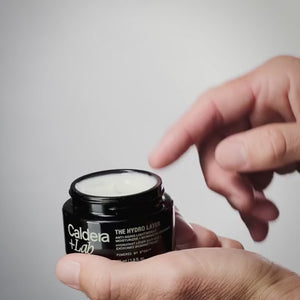 Caldera Lab The Hydro Layer hydrating face moisturizer texture and application demo
