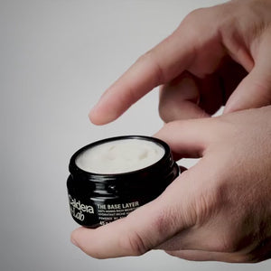 Caldera Lab The Base Layer anti-aging rich moisturizer texture and application demo
