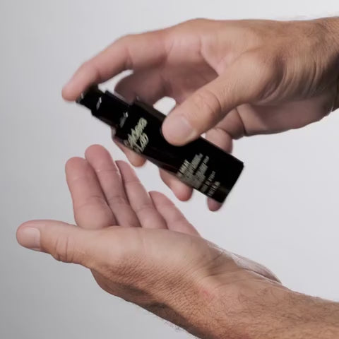 Caldera Lab The Great anti-aging face serum application demo showing texture and use