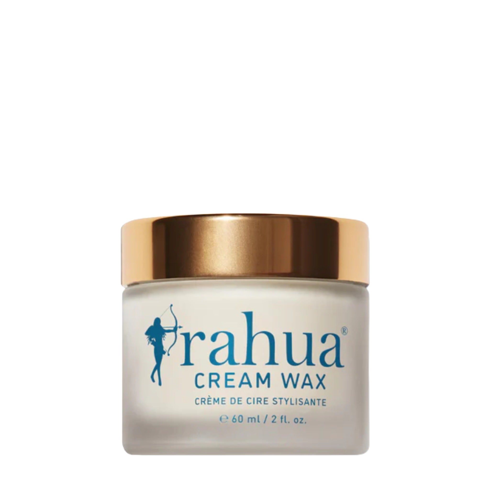 Rahua Cream Wax, plant-based hair styling cream for frizz control, shine, and flexible hold, 60 ml jar.