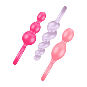 Butt Plugs – 3 Piece Added Value Pack – Multicolour