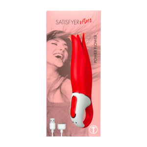 Vibromasseur Flower Power - rouge