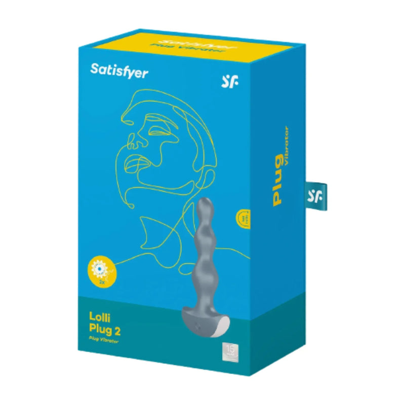 Lolli Plug 2 – Vibrating Butt Plug – Gray