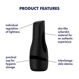 Men Classic Black Masturbator