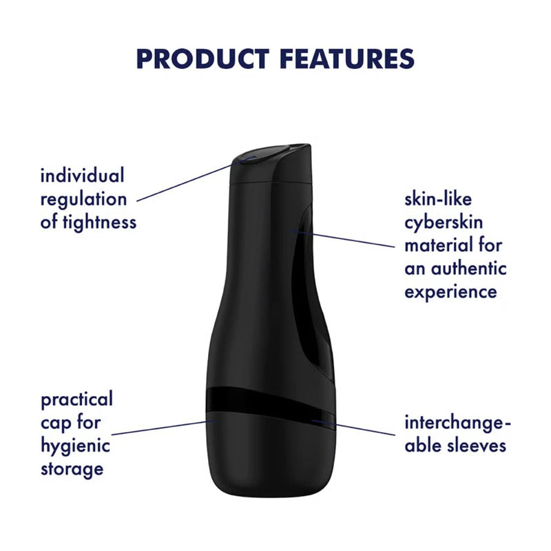 Men Classic Black Masturbator
