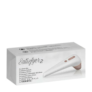 Satisfyer 2 Climax Tips - Pack of 5 - White