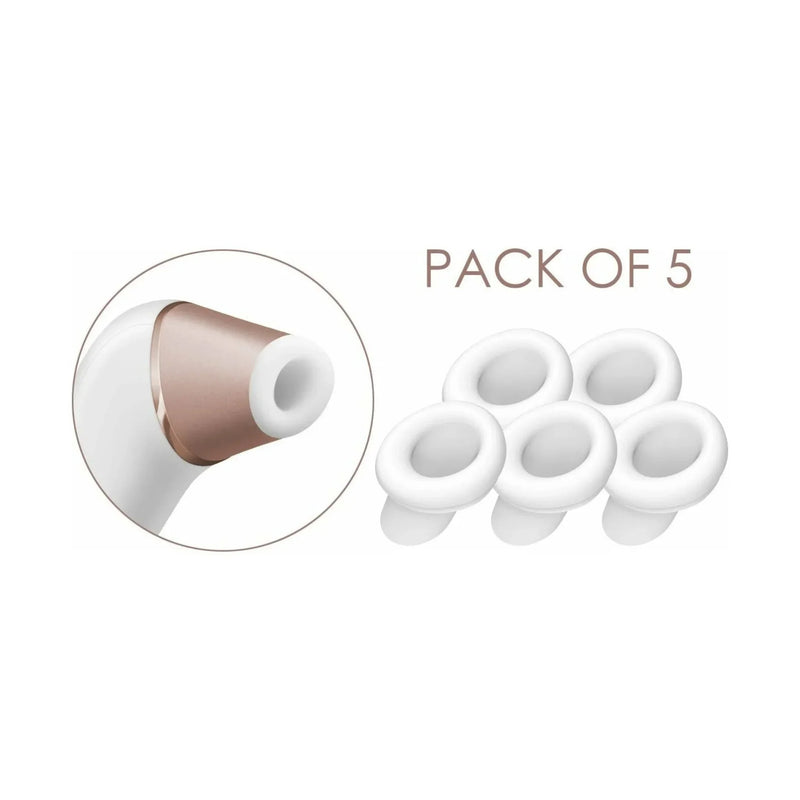 Satisfyer 2 Climax Tips - Pack of 5 - White