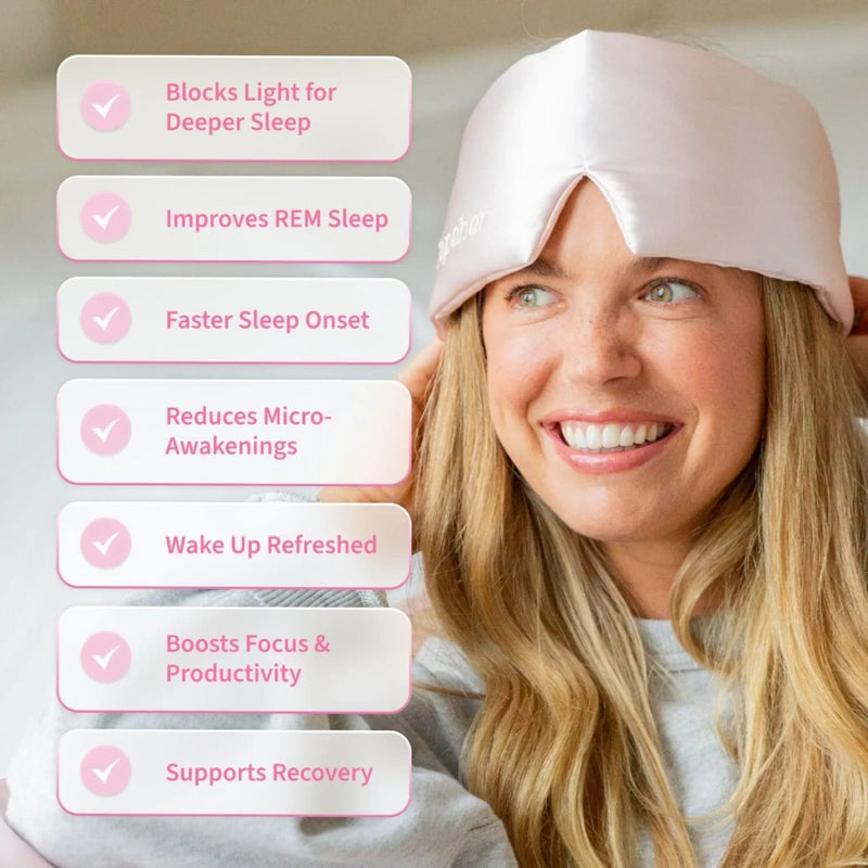 Masque de sommeil en soie