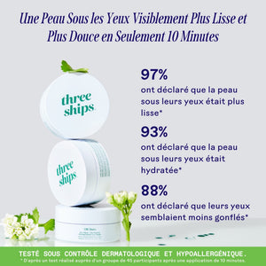 Masques biodégradables lissants pour les yeux OffDuty™