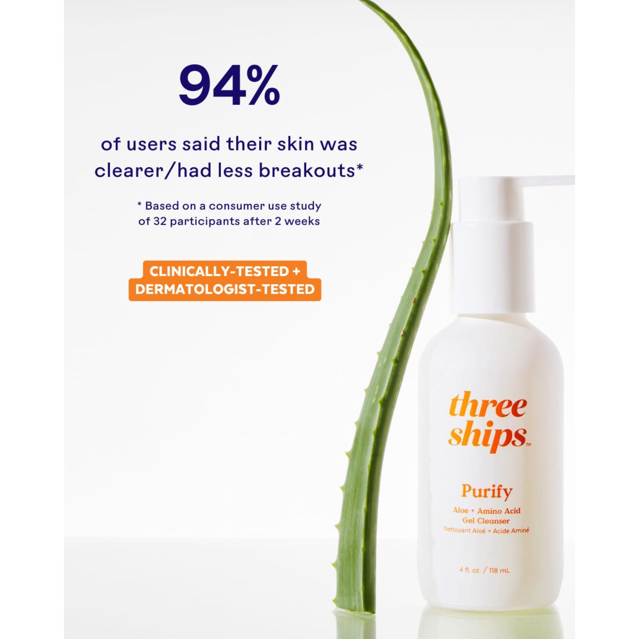 Purify Aloe + Amino Acid Gel Cleanser