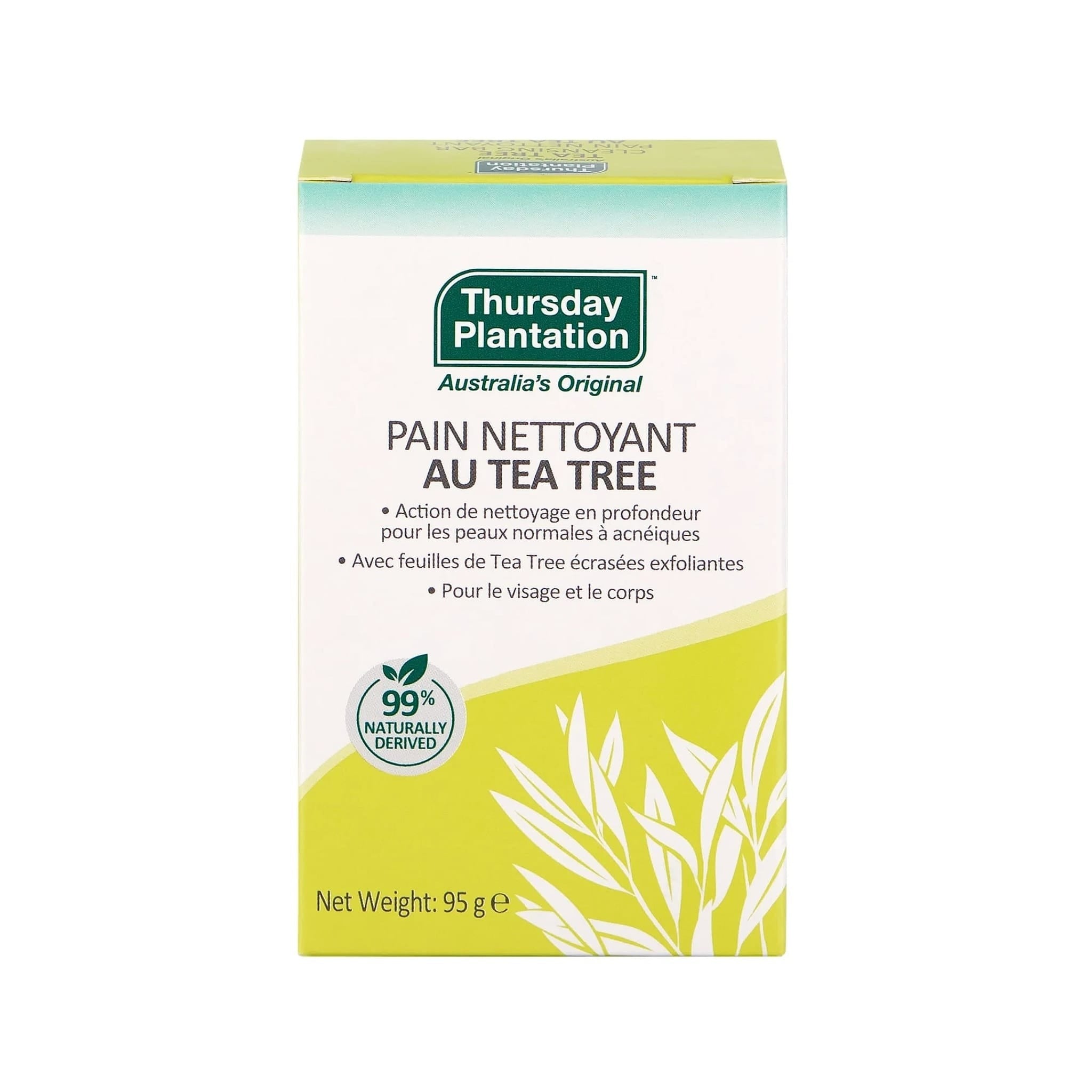 Tea Tree Exfoliating Cleansing Bar for Face & Body