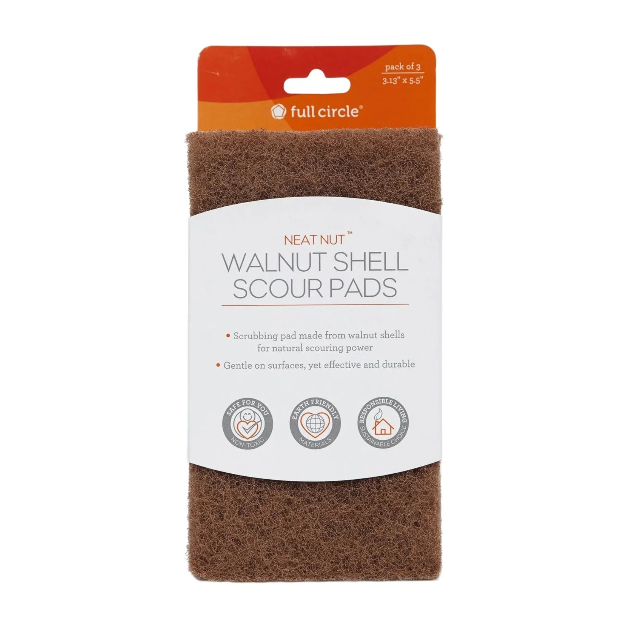 Full Circle | Walnut Shell Scour Pads