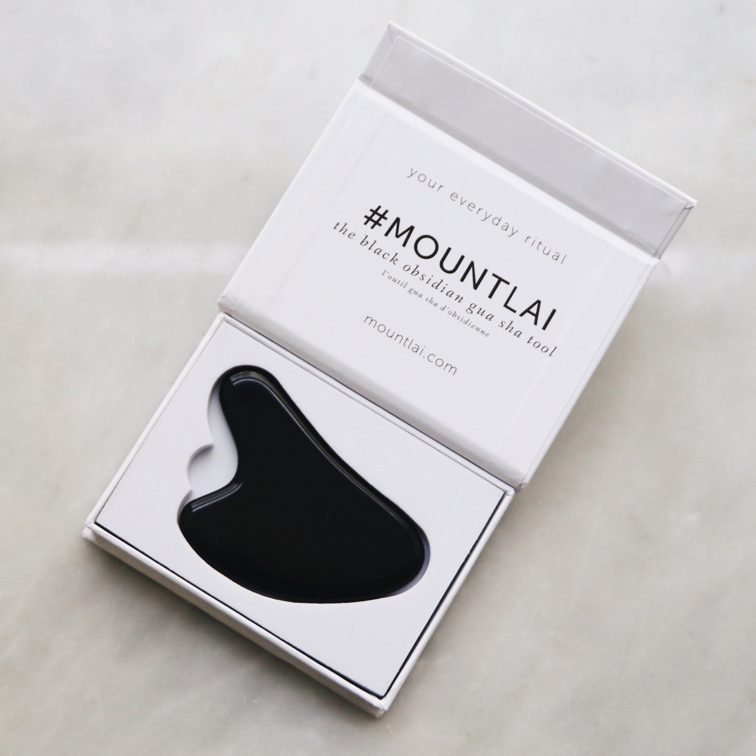 The Black Obsidian Gua Sha Facial Lifting Tool