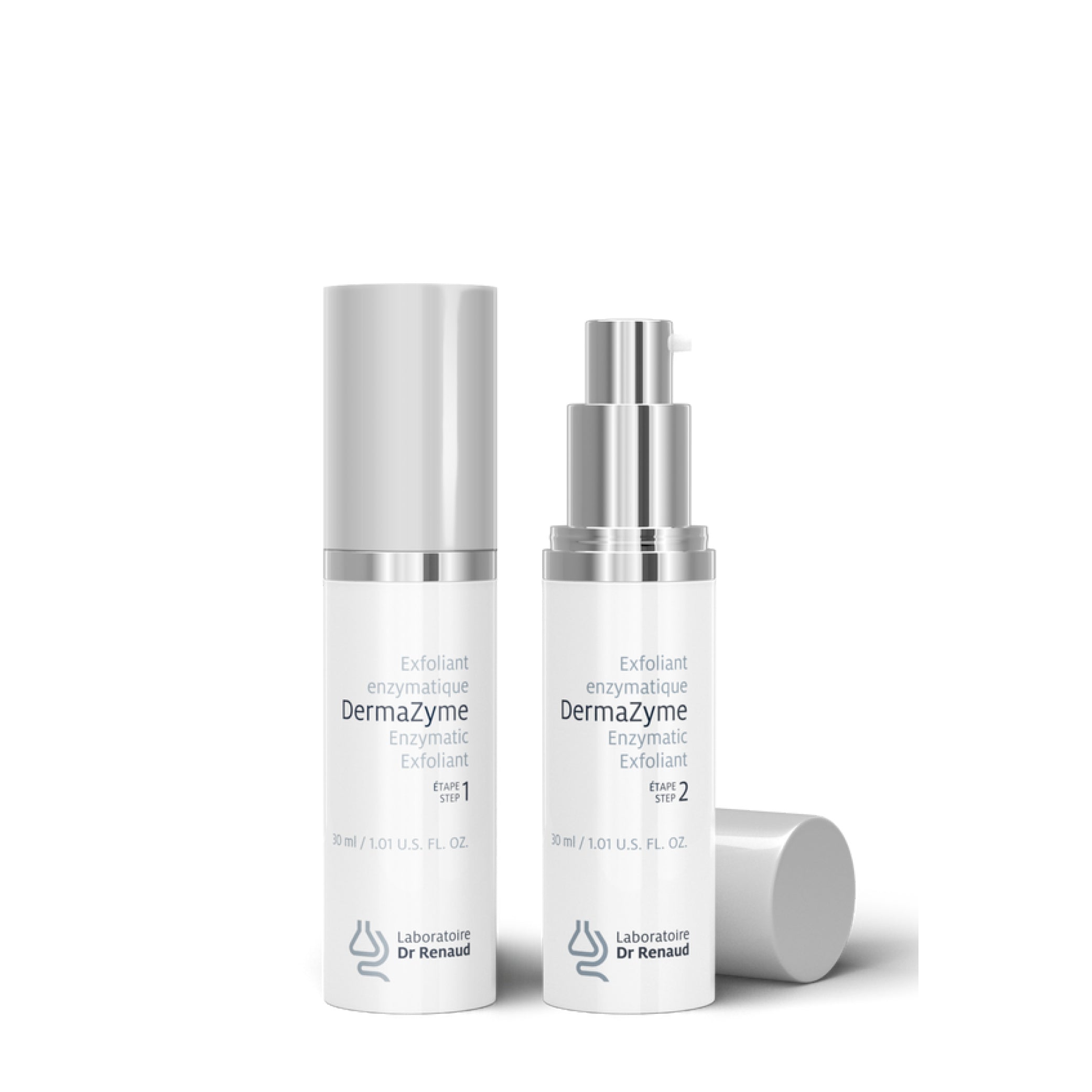 Dermazyme exfoliant enzymatique en 2 étapes