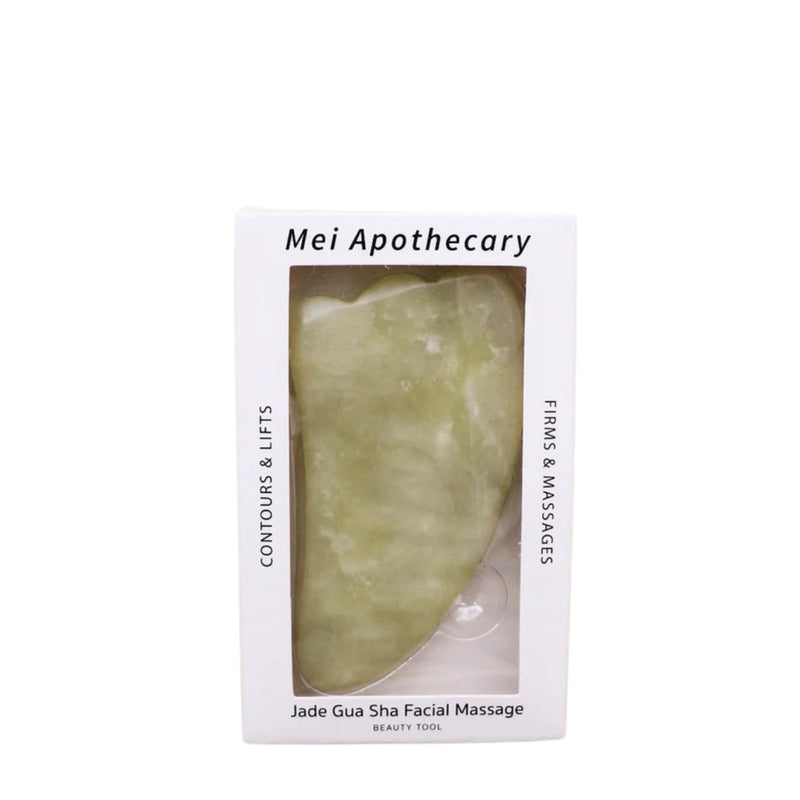 Outil de beauté massant pour le visage Gua Sha en Jade 