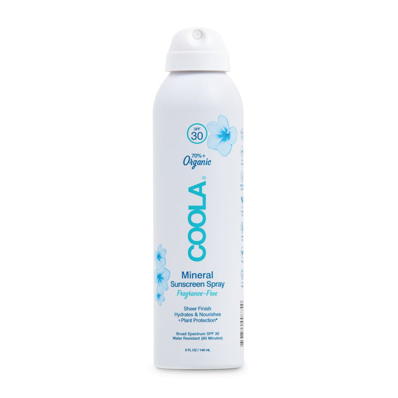Mineral Fragrance-Free Organic Body Sunscreen Spray SPF 30
