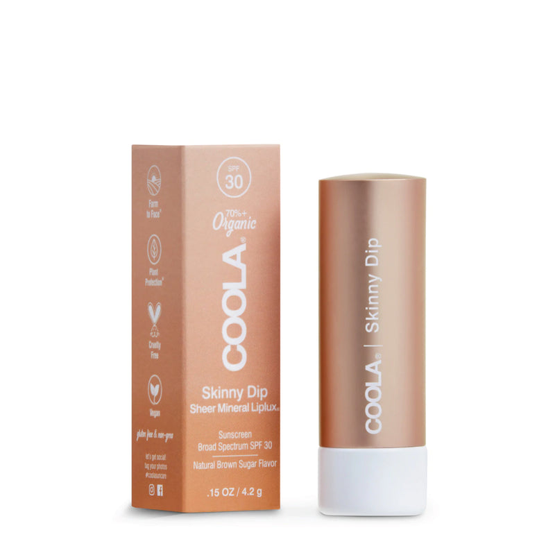 Mineral Liplux Bio Baume à lèvres teinté écran solaire FPS 30