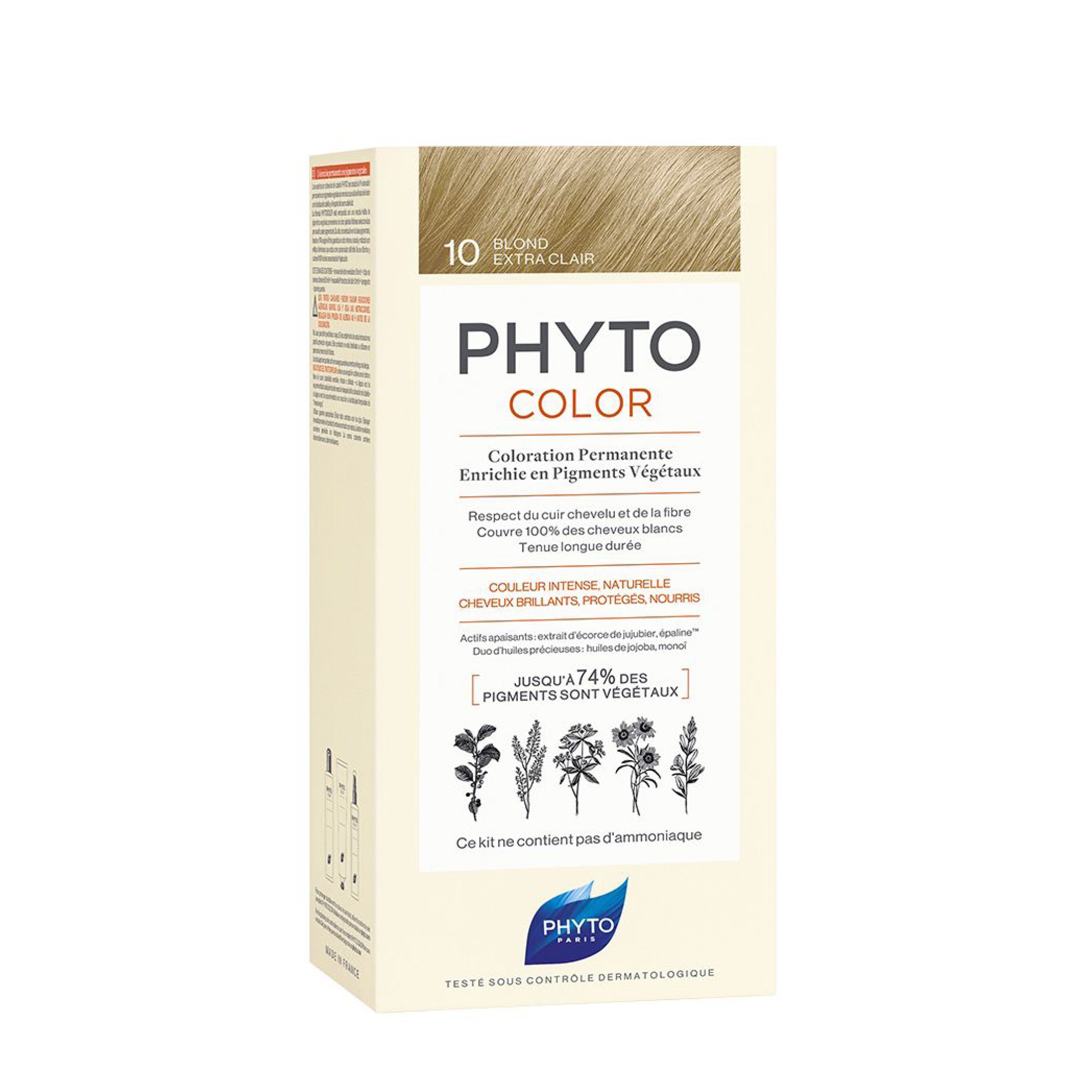 PHYTOCOLOR 10 Blond extra clair