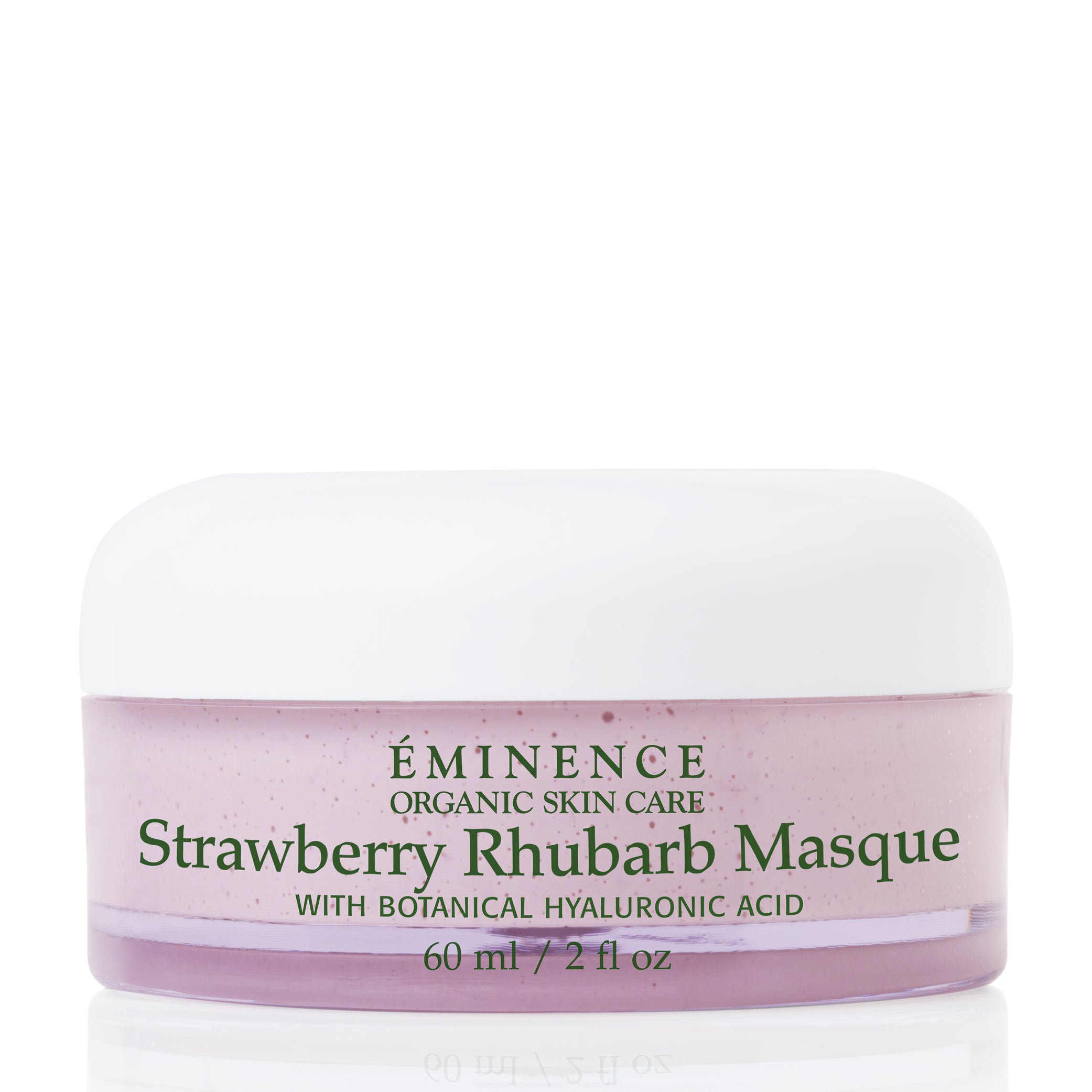 Masque à la rhubarbe et aux fraises 