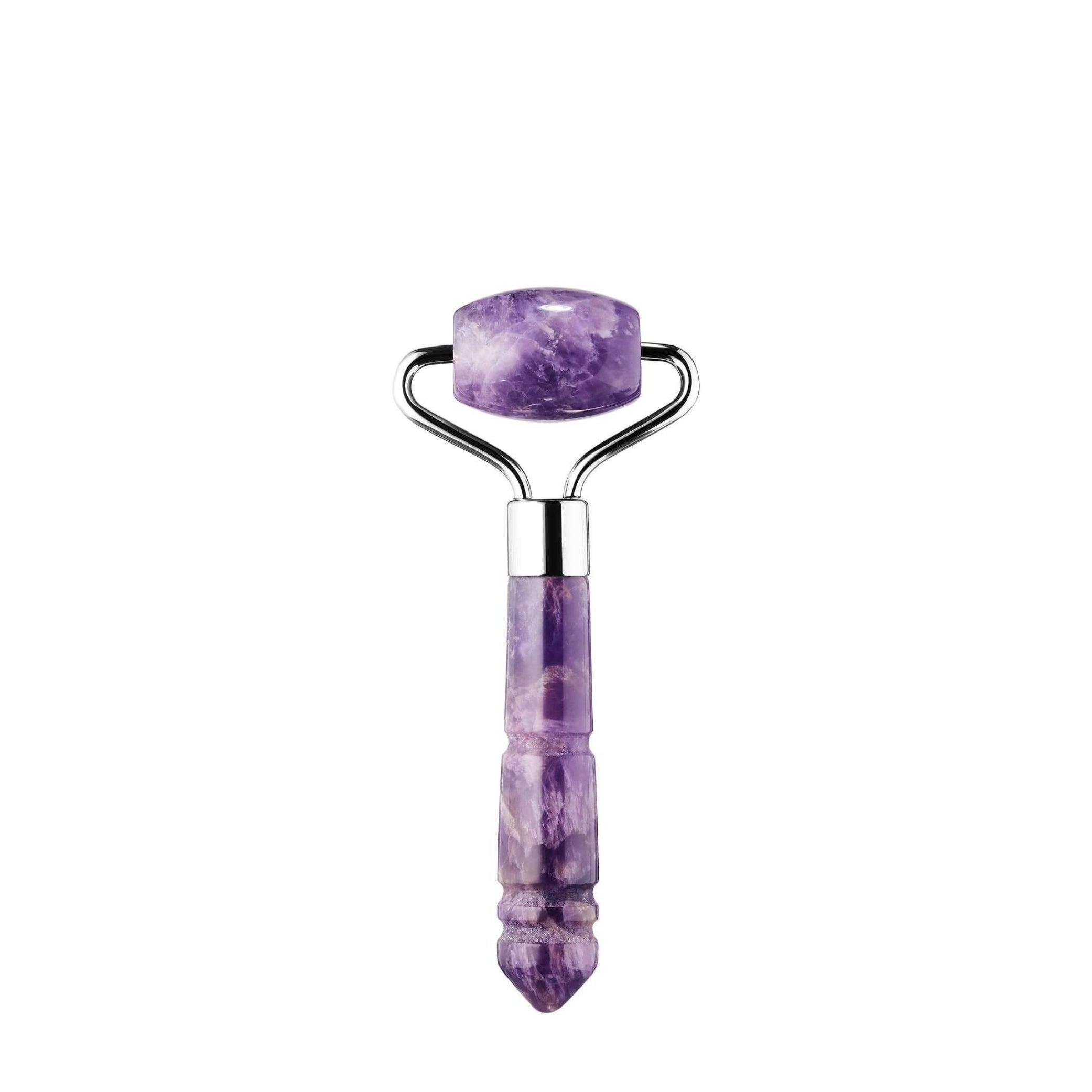 The De-Puffing Mini Amethyst Facial Roller