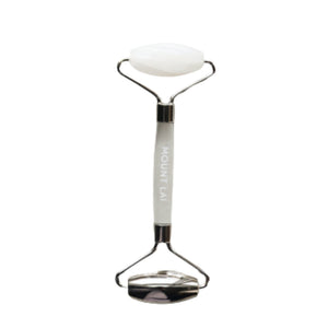 Vitality Qi White Jade & Stainless Steel Dual-Action Facial Roller