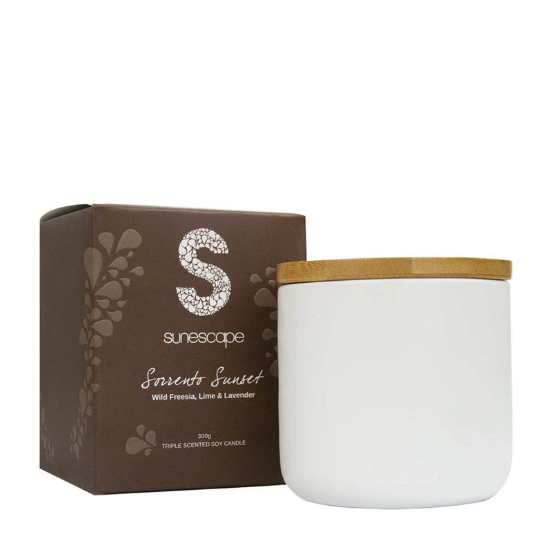 Sorrento Sunset Triple Scented Soy Candle