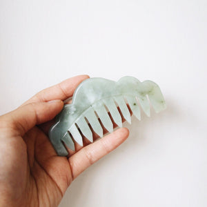 The Jade Massaging Comb