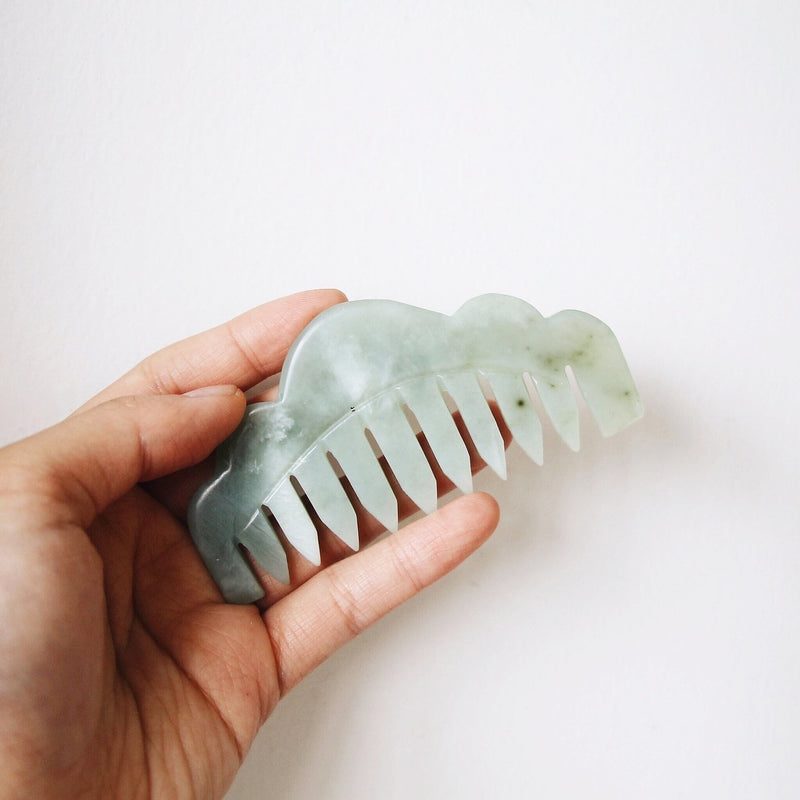 The Jade Massaging Comb